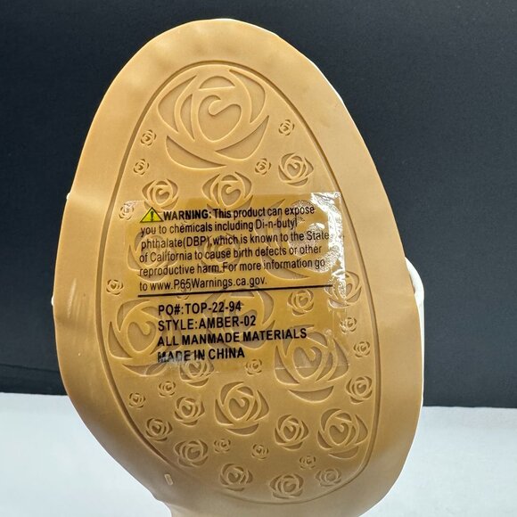 Forever White Block Heels Size 8.5 NIB - Picture 10 of 12